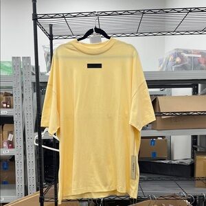 Essentials Light Yellow Short Sleeve Tee
